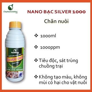 Nano Bạc Chăn Nuôi 1000PPM - Tiêu độc, sát trùng chuồng trại