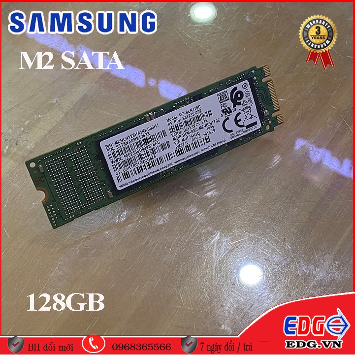 Ổ cứng SSD M2 SATA SAMSUNG 128GB hàng xịn tháo máy