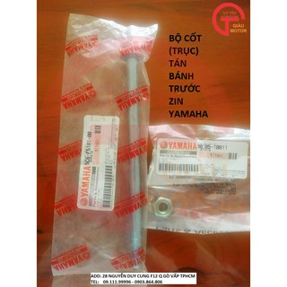 YAMAHA OD - BỘ CỐT (TRỤC) TÁN BÁNH TRƯỚC ZIN YAMAHA