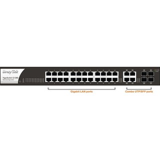 Switch DrayTek G1280 - 24 port