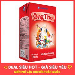 Sữa đặc có đường Ông Thọ đỏ - Hộp giấy 1284g