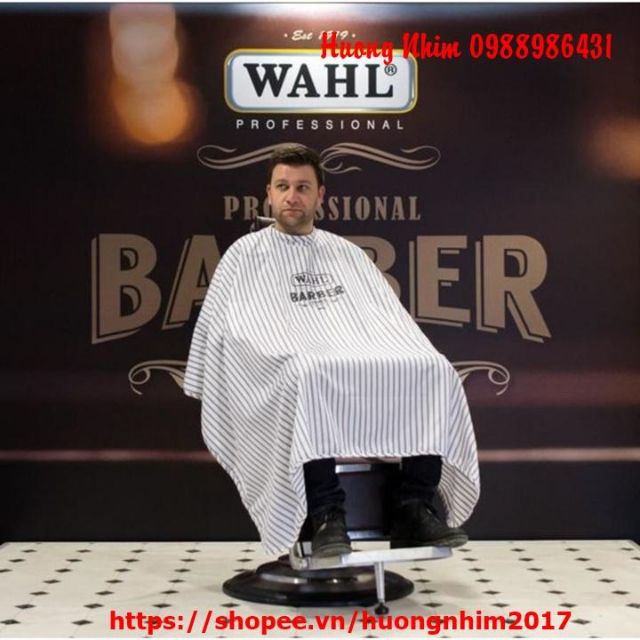 Khăn Choàng Barber cho barbershop Wahl Profession size lớn .