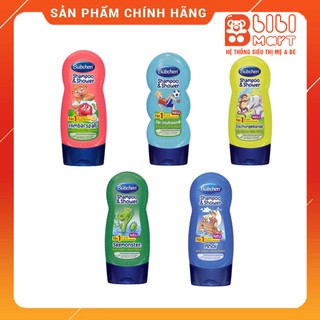 Tắm gội Bubchen Kids dung tích lớn 230ml, chiết xuất tự nhiên hoàn toàn thân thiện và giúp nâng niu, chăm sóc làn da bé.