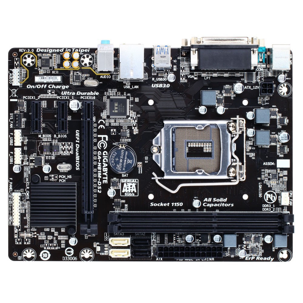 Main Gigabyte H81M-DS2 rev. 3.0-Socket 1150