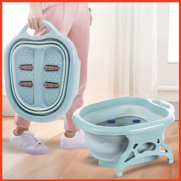 Chậu Massage Ngâm Chân Trị Liệu Cao Cấp Gấp Gọn Tiện Dụng Loại To
