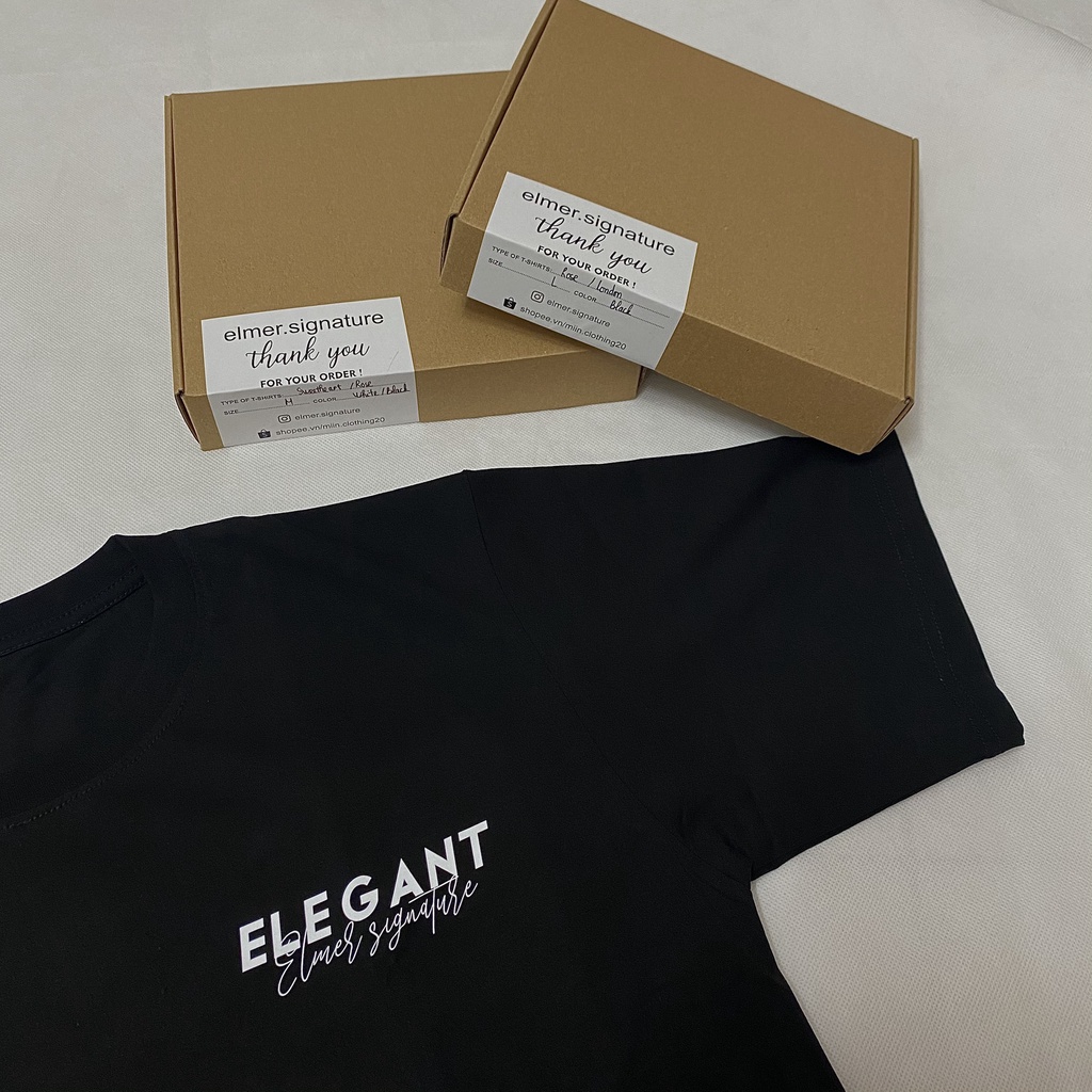 Áo thun nam nữ form âu Elegant