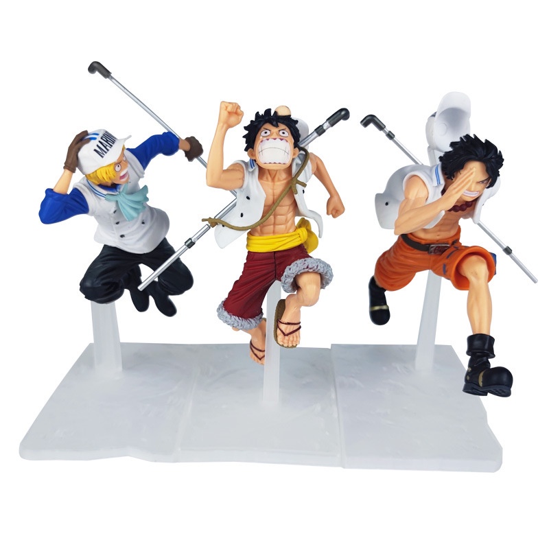 Mô Hình Nhân Vật Monkey D Luffy Portgas Ace Sabo Trong One Piece 18CM