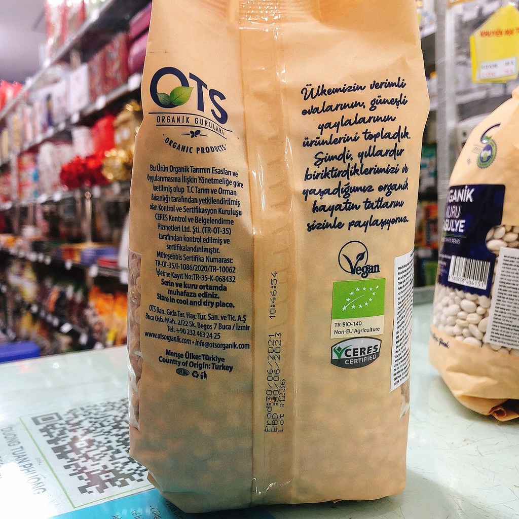 Đậu gà hữu cơ OTS Organik 750g