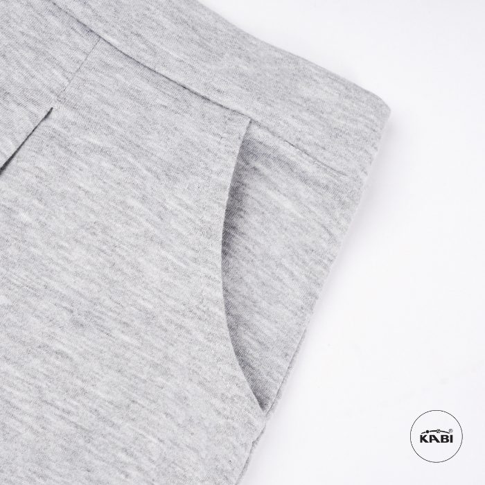 Quần đùi nữ KABI sọoc trơn ngắn thun cotton thời trang