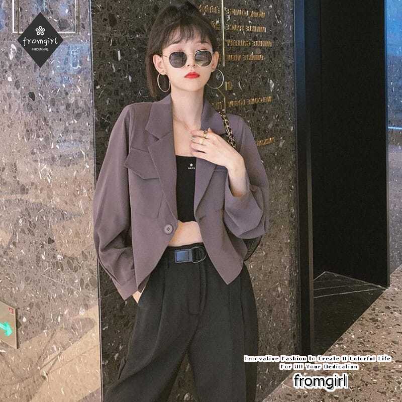 Áo Khoác Suit Dài Tay Thanh Lịch Dành Cho Nữ 2021