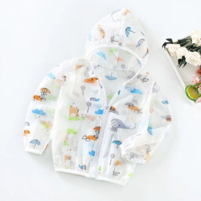 Áo chống nắng thông hơi bé trai gái