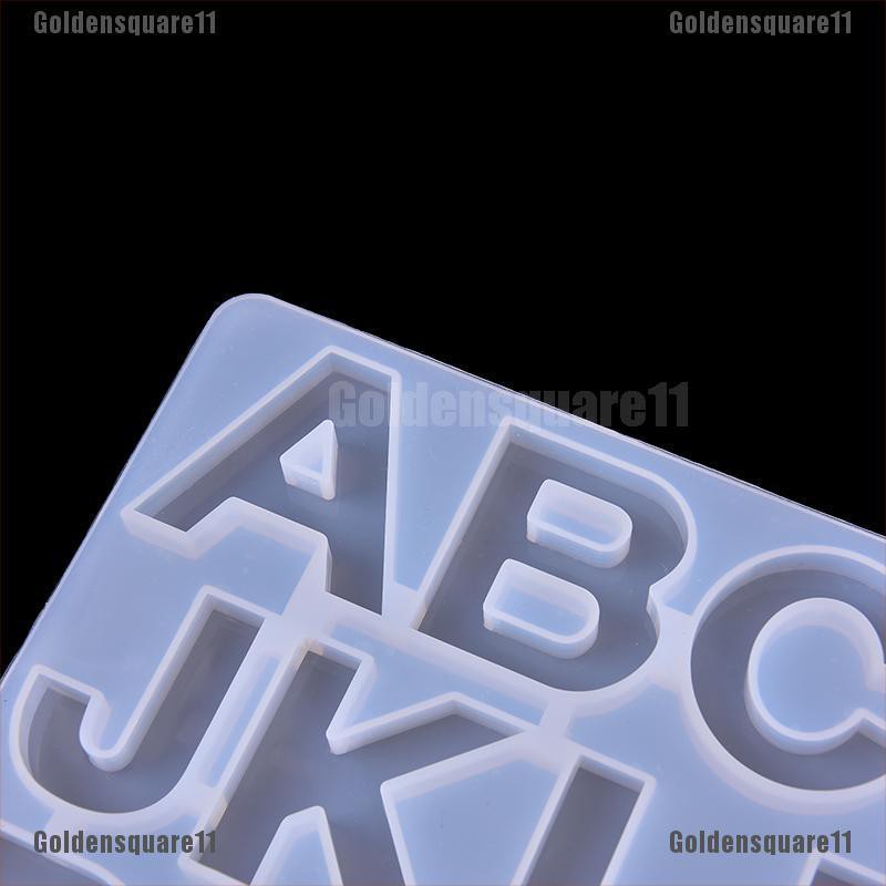 Khuôn Silicone Làm Mặt Trang Sức Hình Chữ Cái DIY