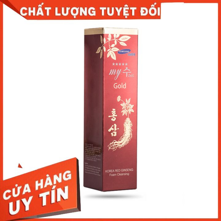 Sữa Rữa Mặt Sâm Đỏ Hàn Quốc -Korea Red Ginseng Foam Cleansing 130ml