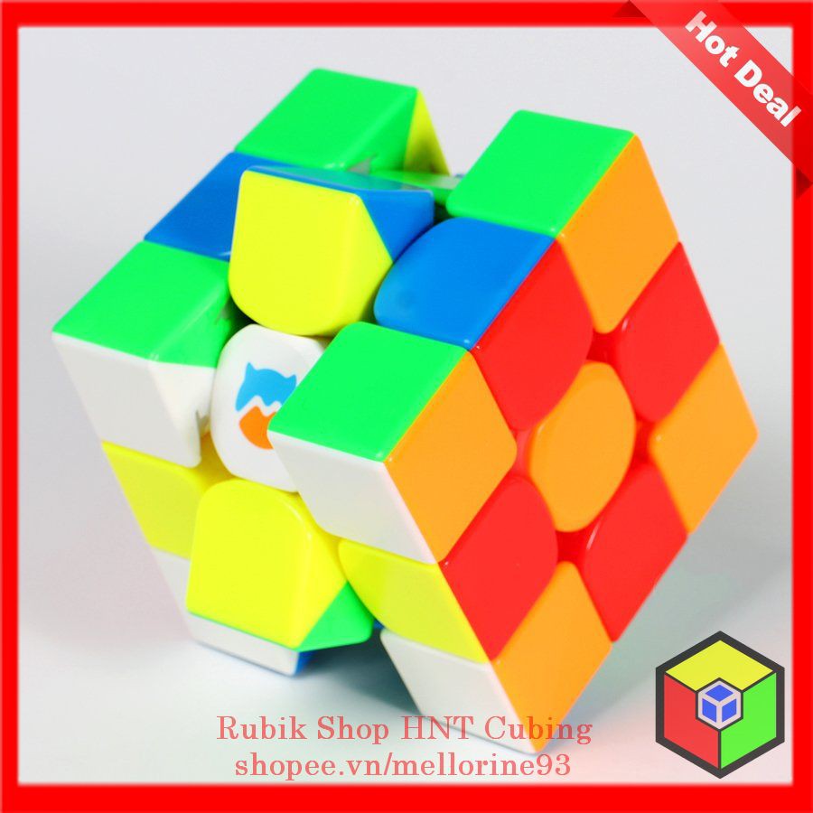 Rubik 3x3 Gan Monster Go MG3 3x3x3 Đồ Chơi Rubic Khối Lập Phương 3 Tầng HNT Cubing