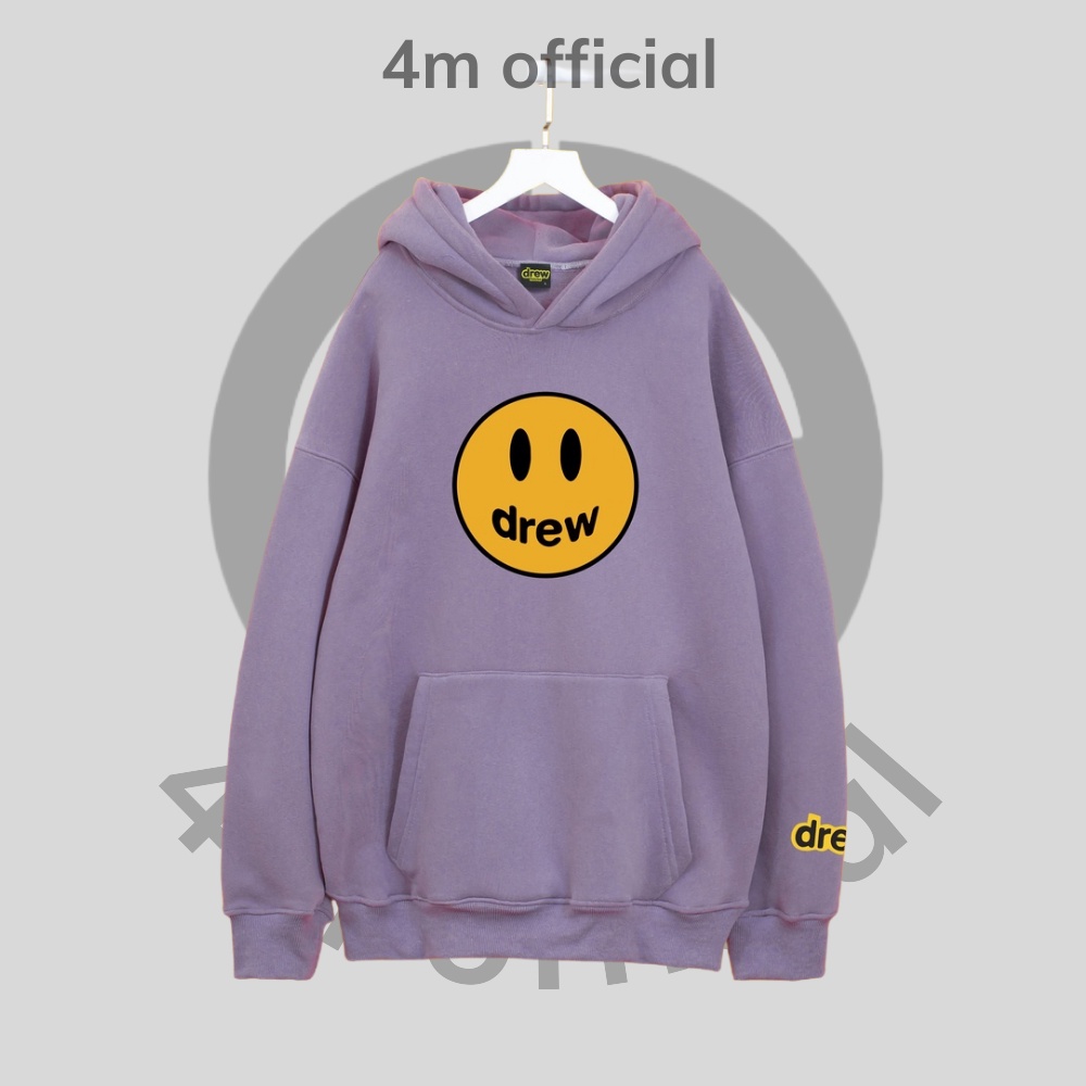 Áo Hoodie DREW HOUSE mặt cười 4m official , áo nỉ bông hoodie unisex nam nữ