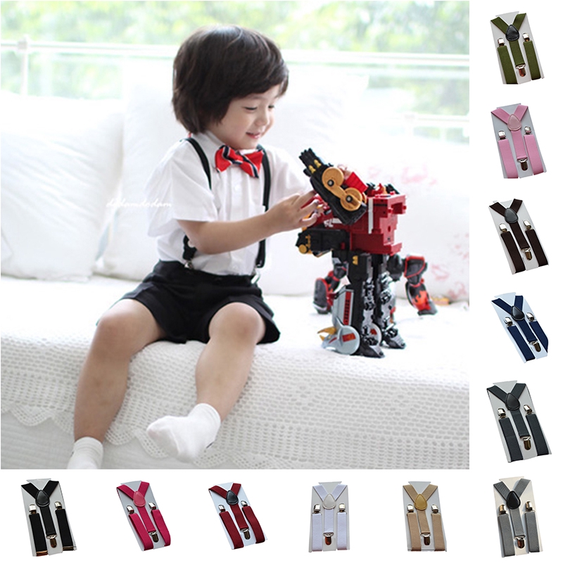 Đai đeo quần chữ Y 2.5cm thời trang cho bé trai