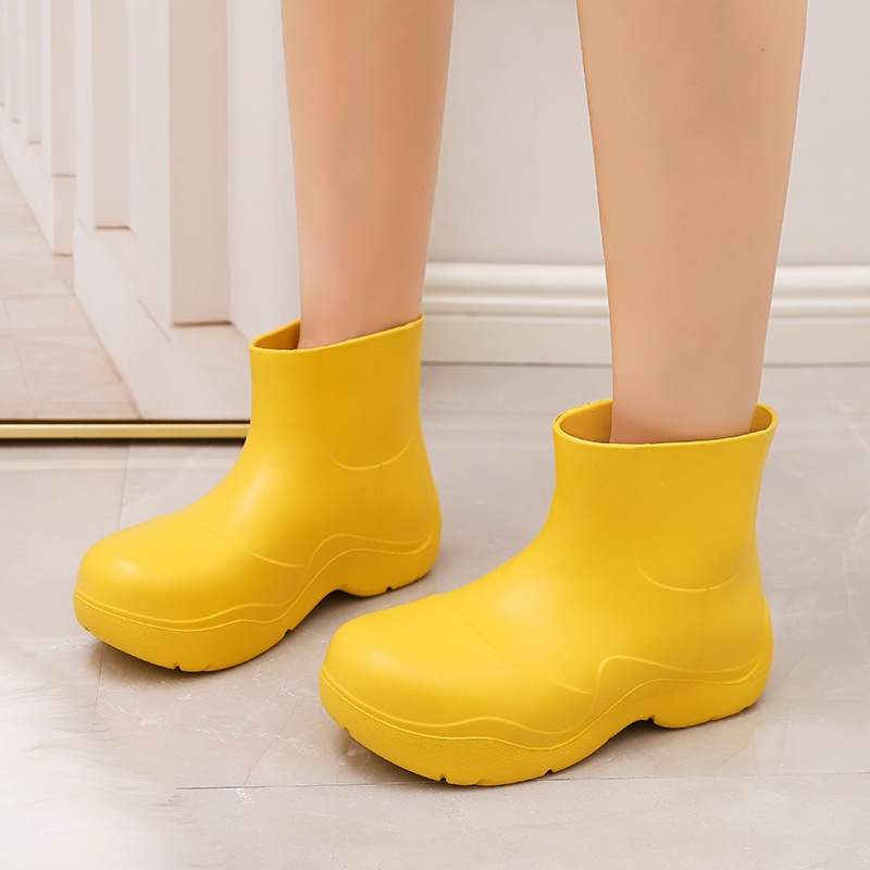 Ủng Đi Mưa Đế Dày Chống Nước Thời Trang Mới