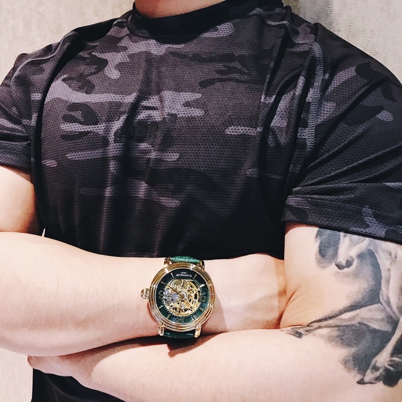 Đồng hồ nam 𝐓𝐡𝐨𝐦𝐚𝐬 𝐄𝐚𝐫𝐧𝐬𝐡𝐚𝐰 𝐄𝐒-𝟖𝟎𝟏𝟏-𝟎9 _  Xanh lá .