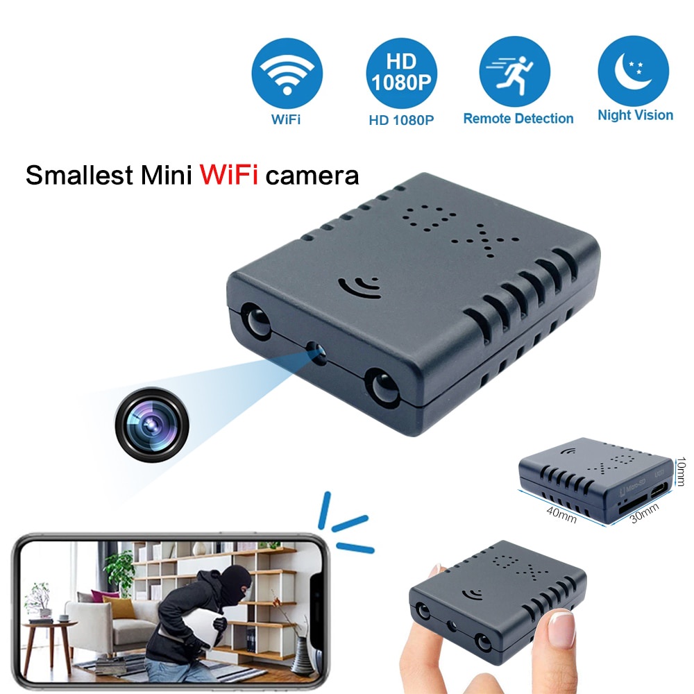 Máy Quay An Ninh Mini Hd 1080P Kết Nối Wifi Hỗ Trợ Tầm Nhìn Ban Đêm DV DVR V380 APP | BigBuy360 - bigbuy360.vn