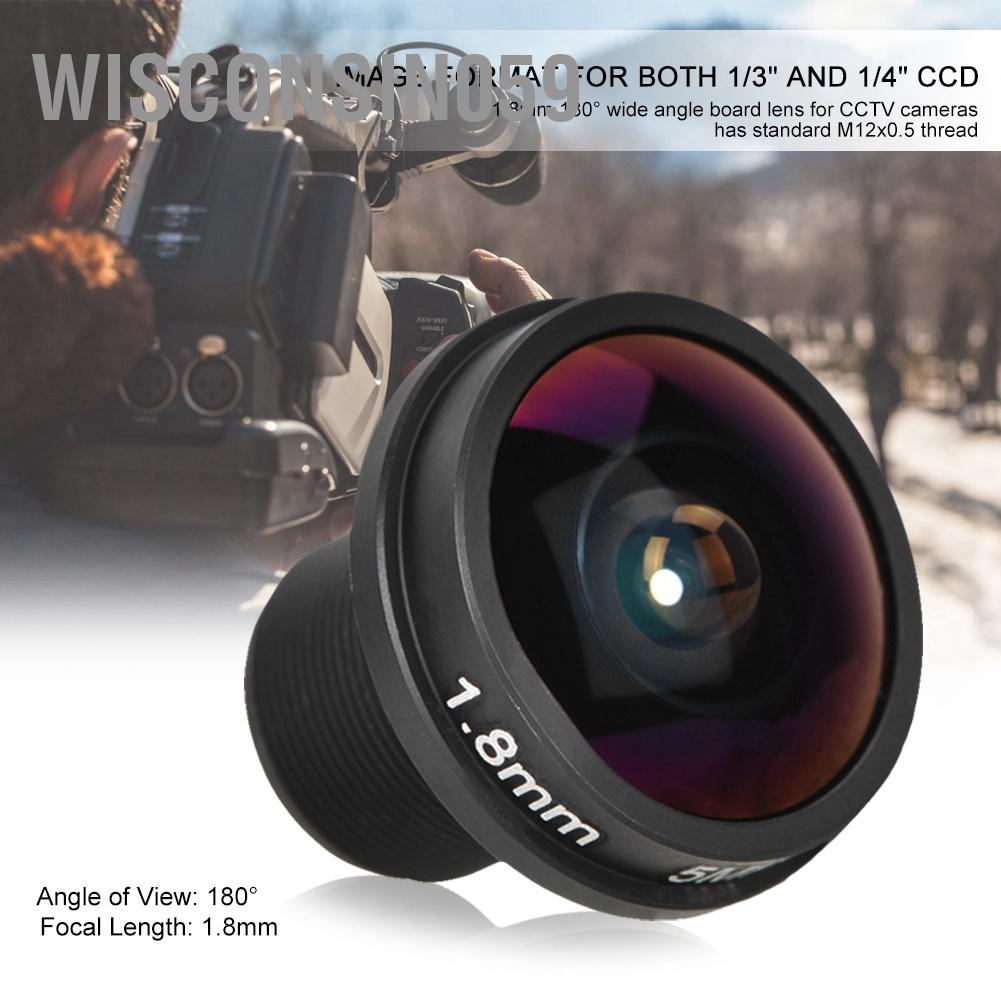 Bảng mới Ống kính 1.8mm 180 ° HD 5mp Fisheye View Camera góc rộng CCTV