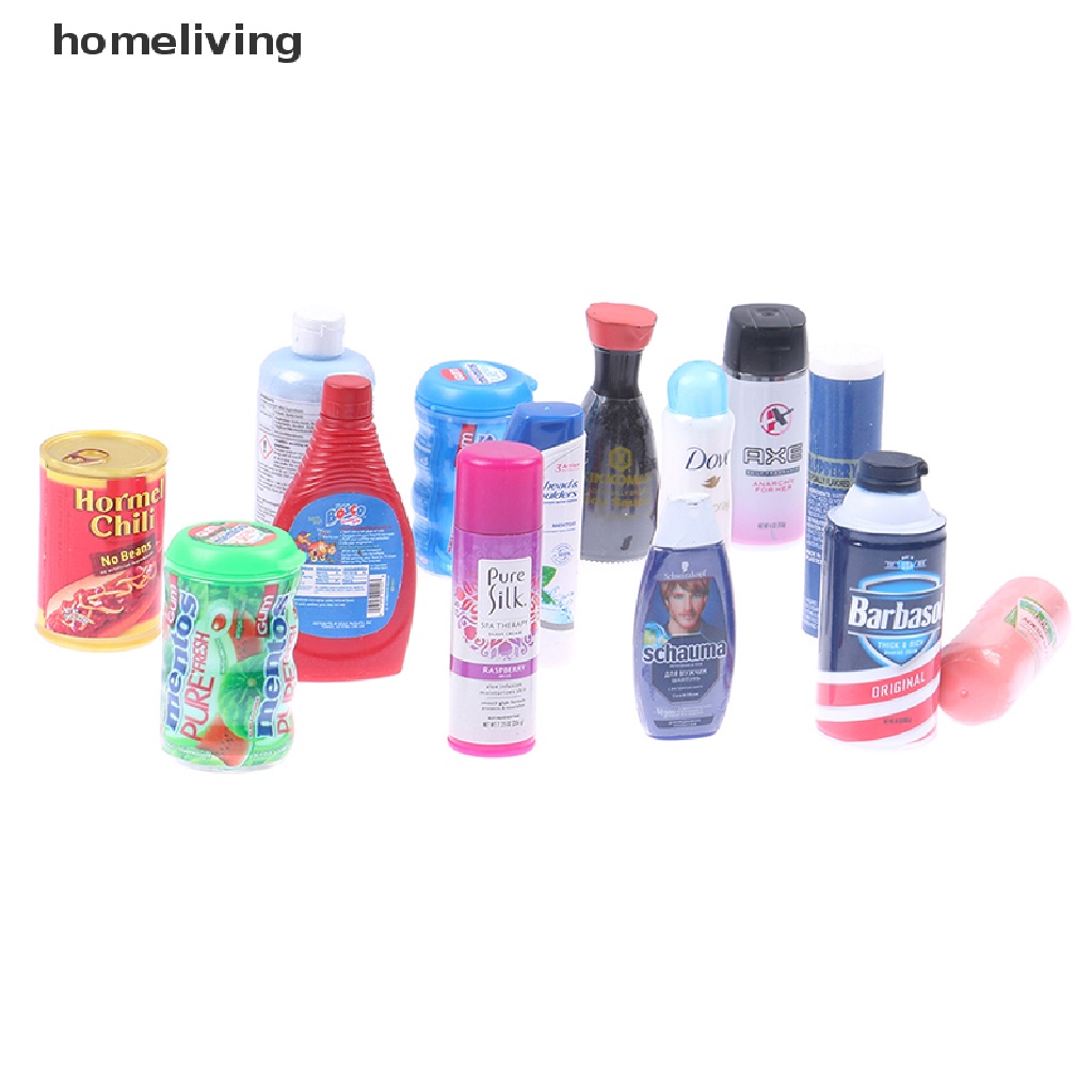 Homeliving Mô Hình Siêu Nhân Đồ Chơi Thu Nhỏ Chai Và Lon Nước Phong Cách Ngẫu Nhiên