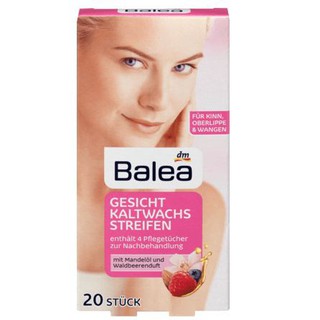 ()Miếng dán tẩy lông cho vùng mặt Balea Gesicht Kaltwachs Streifen, buonhangduc6