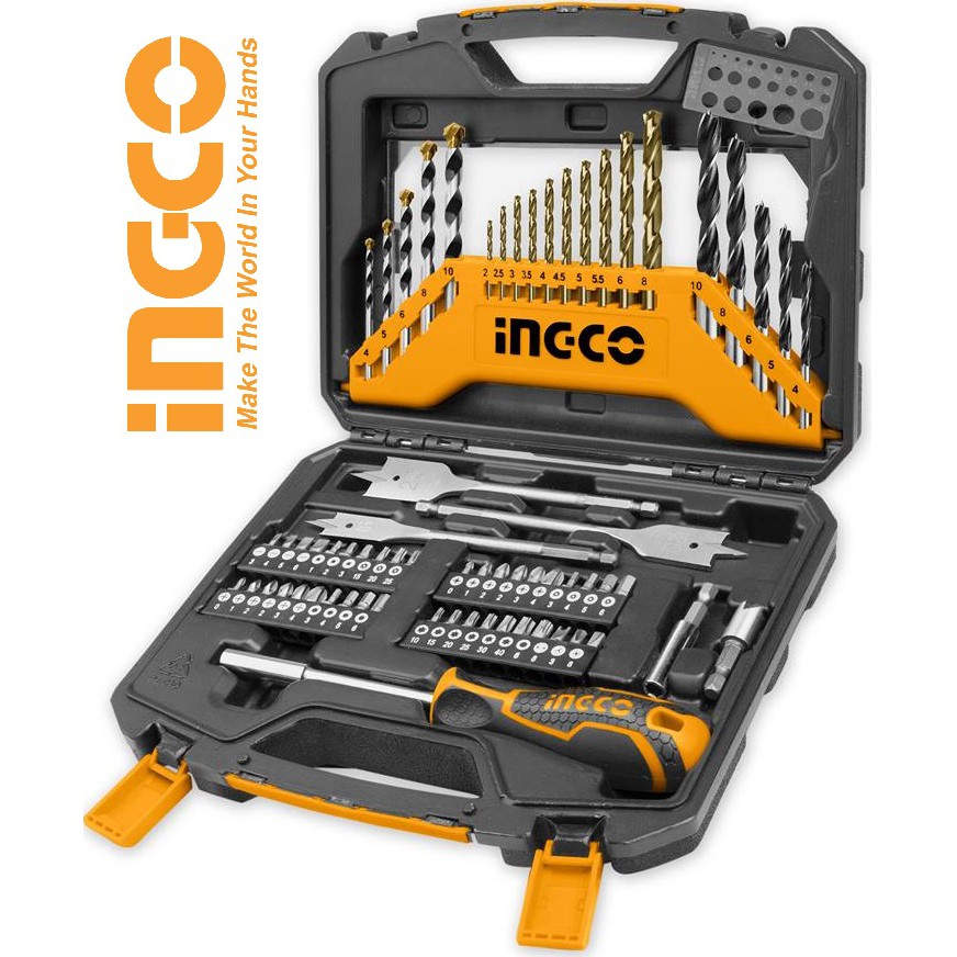 INGCO Bộ 67 công cụ đồ nghề mũi khoan đa năng HKTAC010671