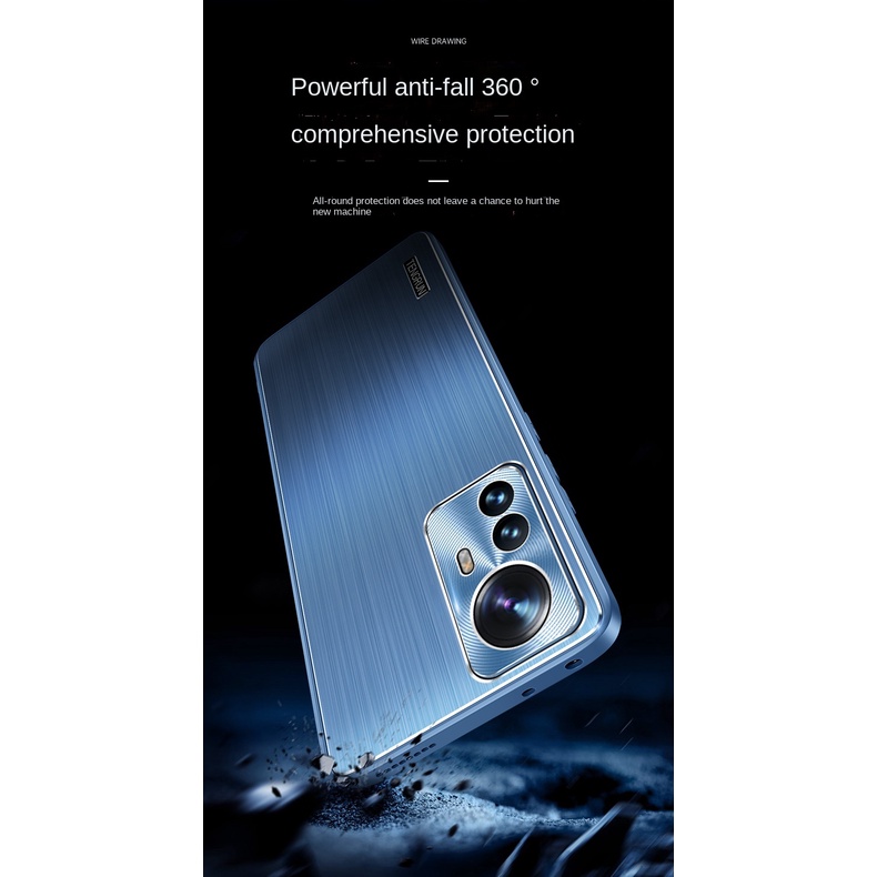 Ốp Điện Thoại Bằng Thép Không Gỉ Chống Sốc Cho Xiaomi 12 Pro 12X 5G