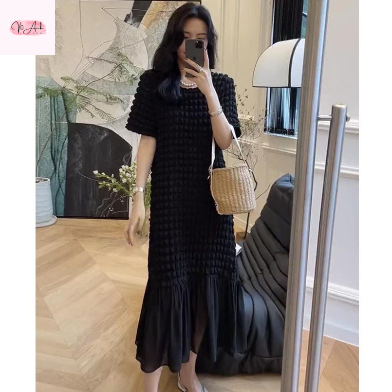 Váy babydoll , đầm bầu , váy maxi cao cấp chất liệu đũi xốp mềm mát thoải mái dáng váy xuông phù hợp mọi hoàn cảnh