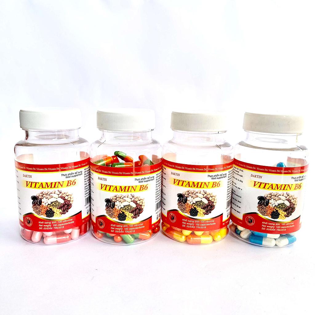VITAMIN B6 - BỔ SUNG B6, GIẢM SUY NHƯỢC THẦN KINH, GIẢM NÔN NGHÉN CHO PHỤ NỮ MANG THAI