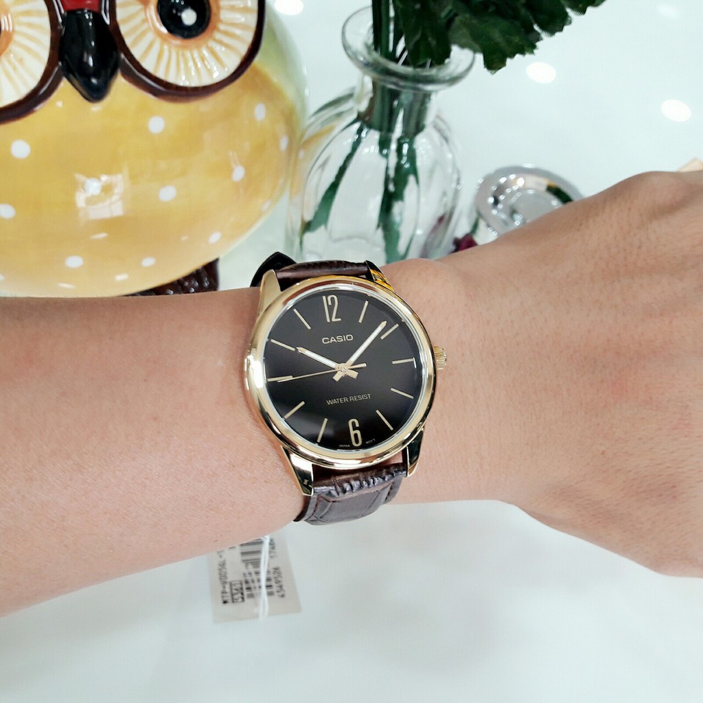 Đồng hồ nam dây da chính hãng Casio Anh Khuê MTP-V005 | BigBuy360 - bigbuy360.vn