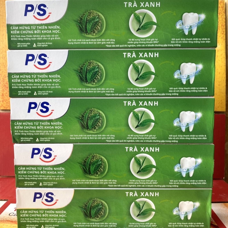 Kem Đánh Răng P/S Bảo Vệ 123 Trà Xanh