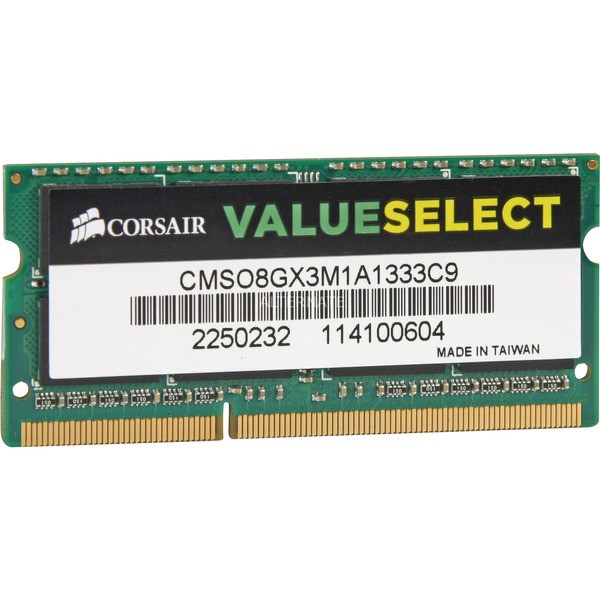 Ram Laptop Corsair DDR3 8GB Bus 1333 1.5V CMSO8GX3M1A1333C9