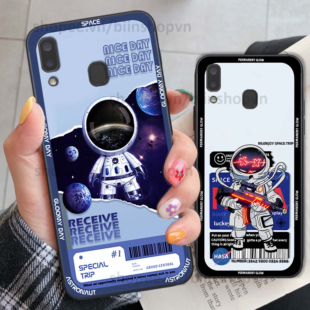 Ốp Samsung A20 / A30 phi hành gia vũ trụ space.x siêu đẹp, thời trang