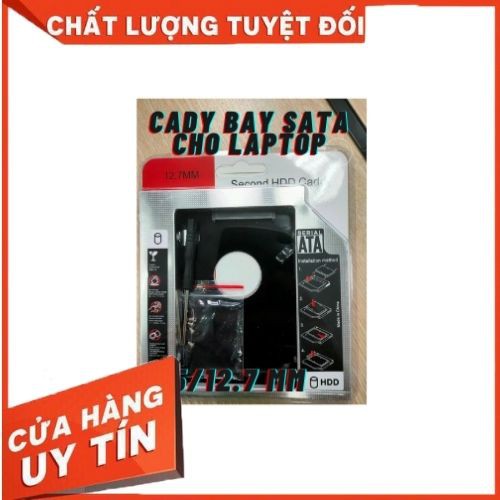 Caddy Bay Chuẩn SATA Dùng Để Lắp Thêm 1 Ổ Cứng / SSD Qua Khay CD/DVD