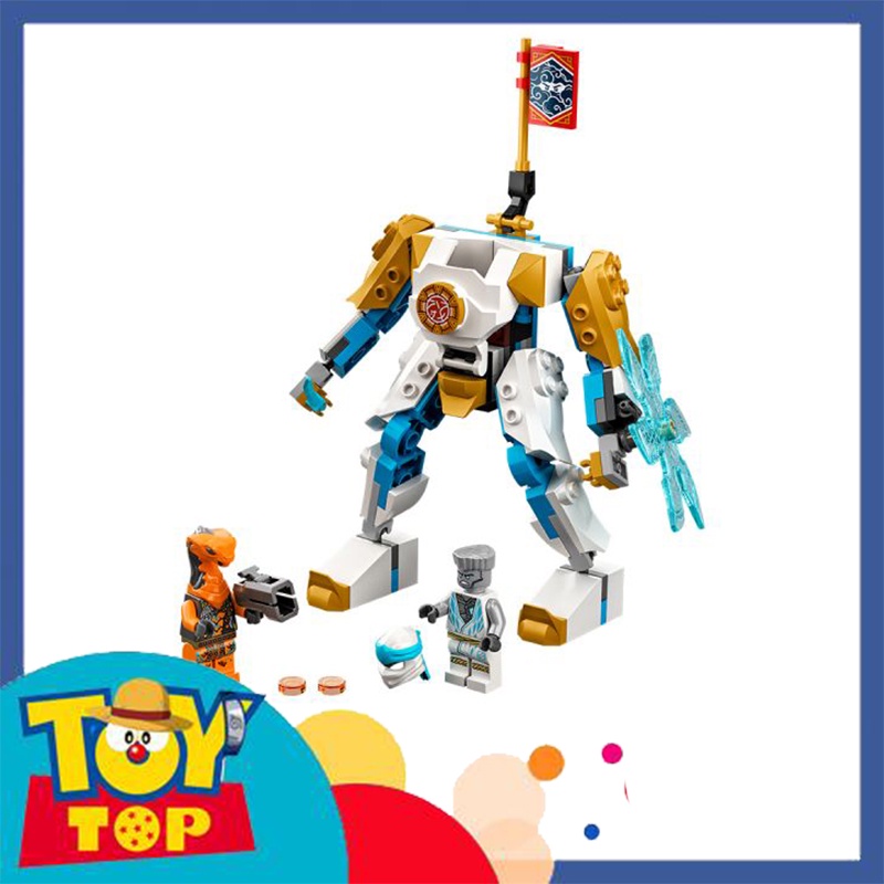 Đồ chơi lắp ráp ninjago chiến giáp robot mech EVO của Zane đại chiến ác nhân rắn xếp hình Lego 71761