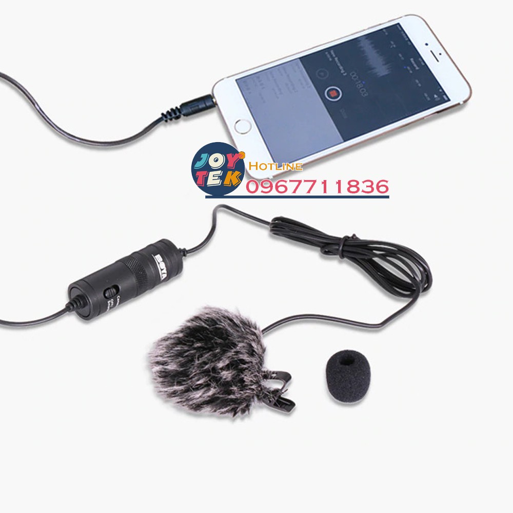 Lọc gió giảm ồn cho micro cài áo Boya M1 và boya M1 pro và cho mic cài áo khác