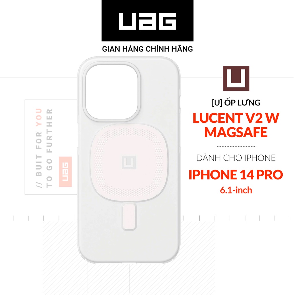 Ốp Lưng UAG LUCENT V2 W Magsafe Cho iPhone 14 Pro [6.1 INCH]