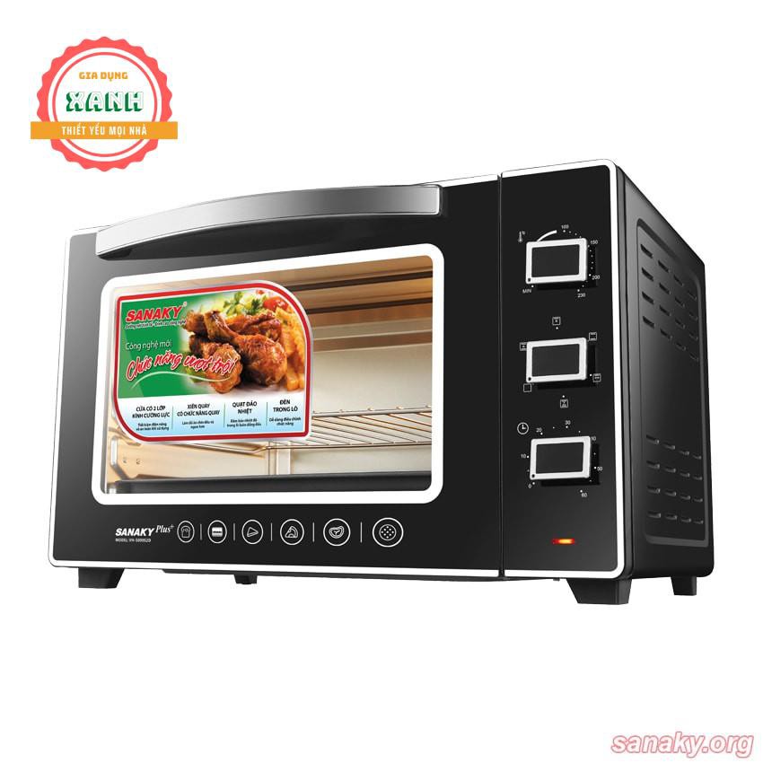 Lò nướng Sanaky VH3599S2D 35 lít, lò nướng chính hãng bền bỉ bảo hành 12 tháng