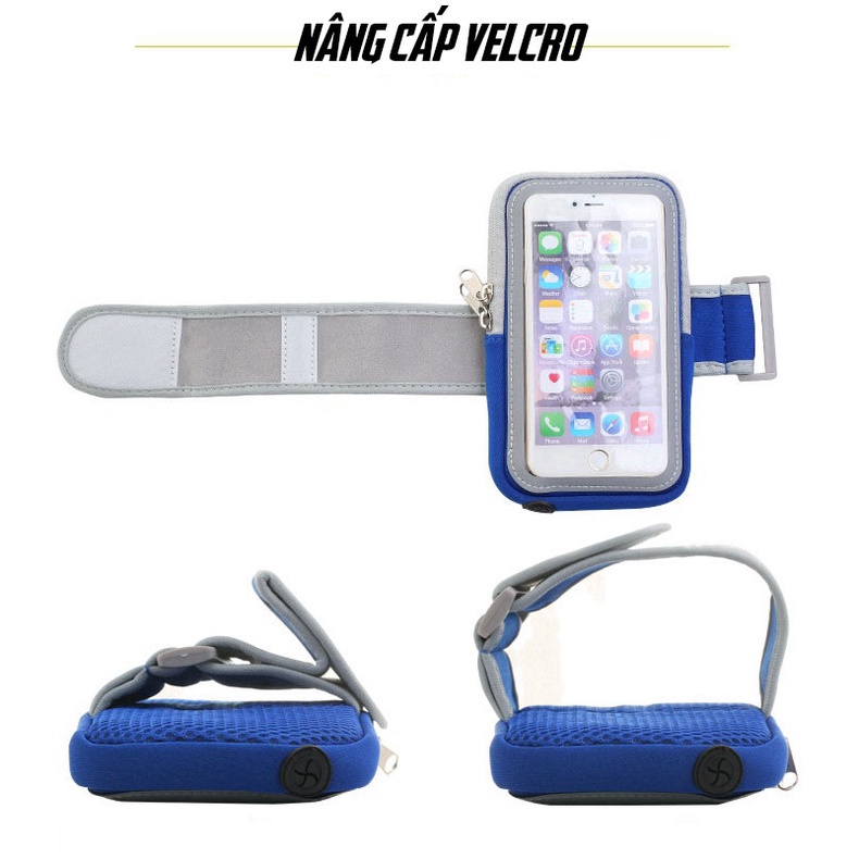Túi Đeo Tay Chạy Bộ Chống Thấm Nước, Đựng Điện Thoại 6 - 7 inch Màn Hình Cảm Ứng Cao Cấp MARRYSTORE