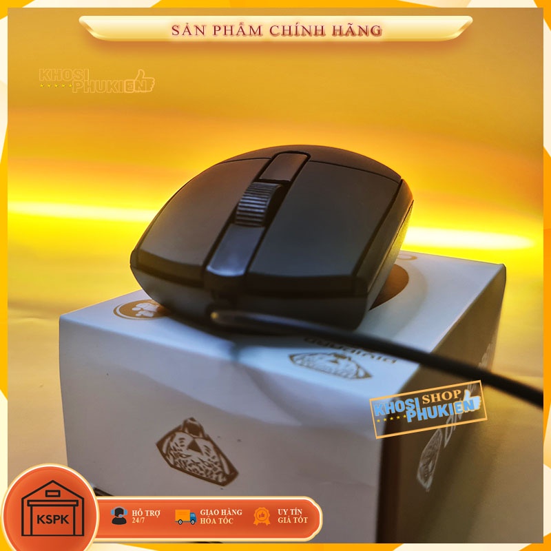 Chuột Máy Tính màu đen có dây bền bỉ giá rẻ KSPK CMTO10