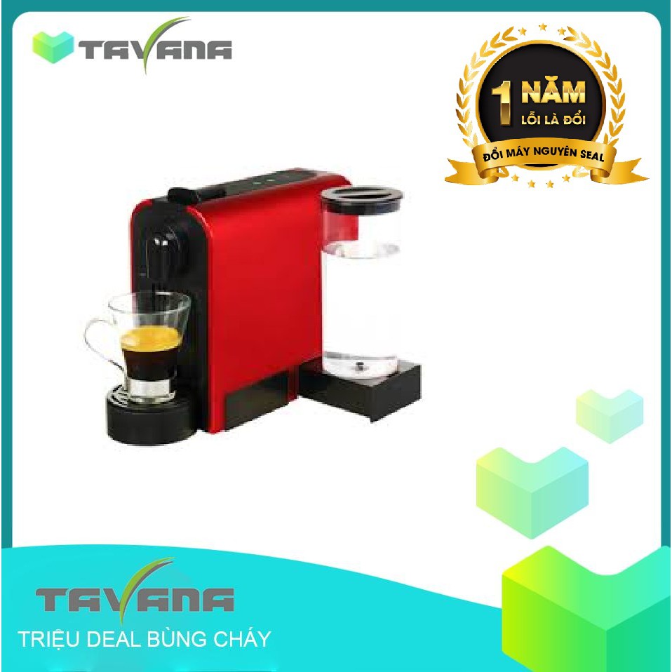 Máy pha cafe viên nén TEXET CM-195 (Đen phối đỏ)