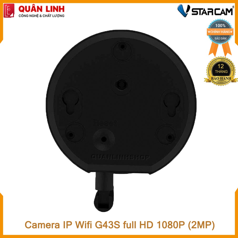 Camera giám sát IP Wifi hồng ngoại ban đêm Vstarcam C43S Full HD 1080P 2MP kèm thẻ 64GB