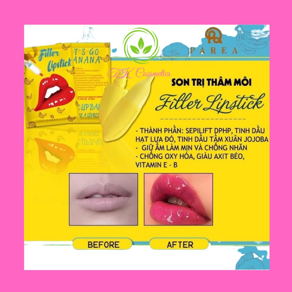 Son hồng môi thâm Filler Lipstick - Son Khử Thâm