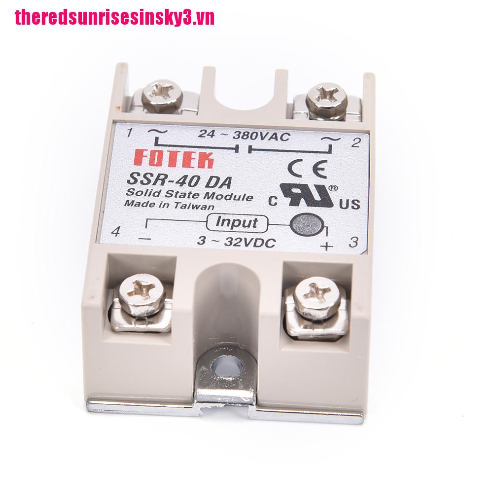 Mô Đun Rơ Le Trạng Thái Rắn DC Ssr 40a Ssr-40Da 40a