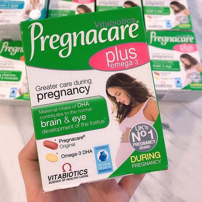 Vitamin bầu Pregnacare Plus Omega-3 của Anh - Vitabiotics