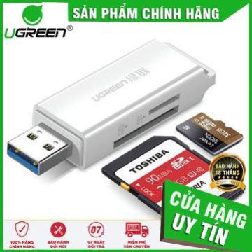 Đầu đọc thẻ nhớ SD và TF dạng móc treo USB 3.0 UGREEN CM104 ✔HÀNG CHÍNH HÃNG ✔