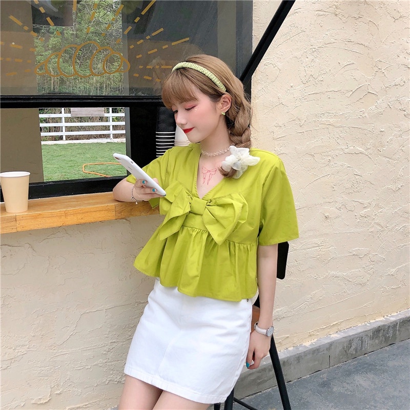 áo nơ bigsize 3 màu (2 size: 60-100kg)