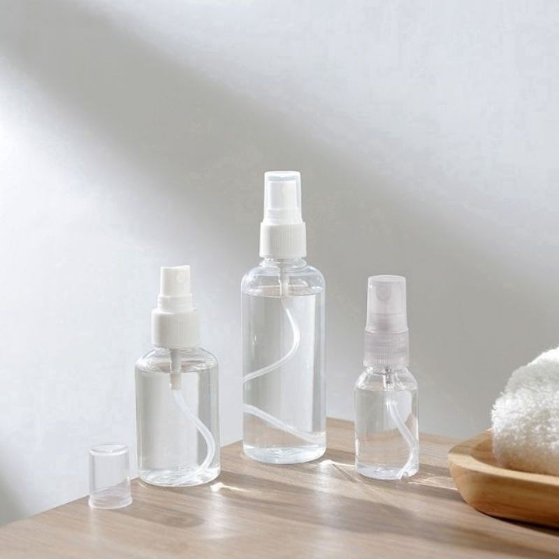 (Khách sỉ) Combo 10 bình xịt/chiết đựng mỹ phẩm, hóa chất 10ml/20ml/30ml/ 50ml/75ml/100ml (z15)