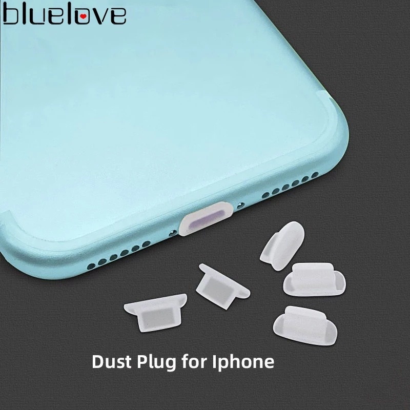 Vỏ Silicon Mềm Linh Hoạt Bọc Cổng Sạc iPhone Chống Bụi